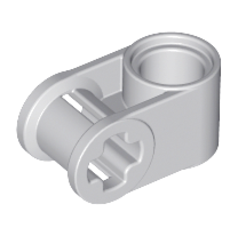 Technic, As en Pin Koppeling Loodrecht Light Bluish Gray